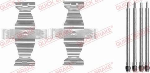 OJD Quick Brake 1091643 - Piederumu komplekts, Disku bremžu uzlikas ps1.lv