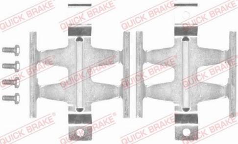 OJD Quick Brake 109-1687 - Piederumu komplekts, Disku bremžu uzlikas ps1.lv