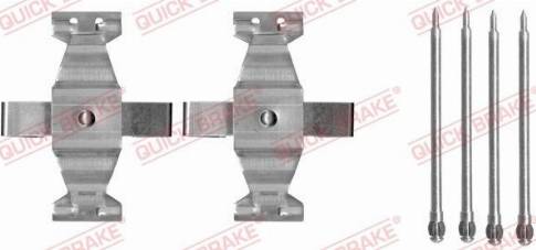 OJD Quick Brake 1091636 - Piederumu komplekts, Disku bremžu uzlikas ps1.lv