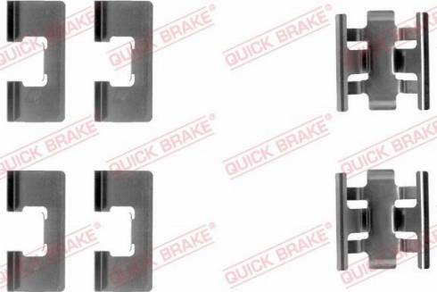 OJD Quick Brake 109-1091 - Piederumu komplekts, Disku bremžu uzlikas ps1.lv