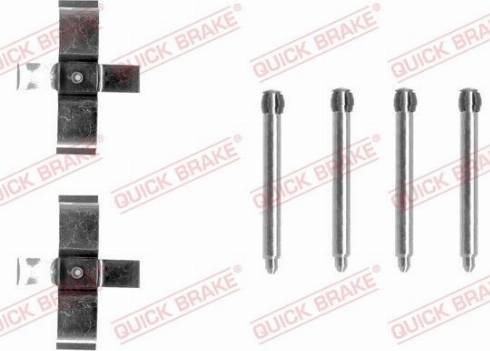 OJD Quick Brake 109-1195 - Piederumu komplekts, Disku bremžu uzlikas ps1.lv