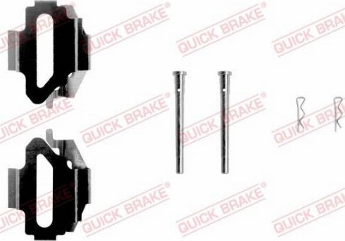 OJD Quick Brake 1091168 - Piederumu komplekts, Disku bremžu uzlikas ps1.lv