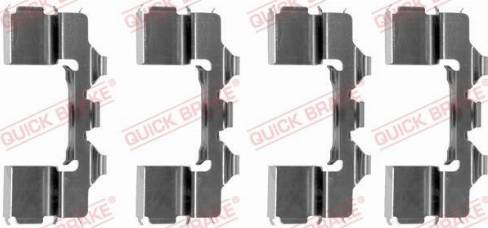 OJD Quick Brake 109-1104 - Piederumu komplekts, Disku bremžu uzlikas ps1.lv