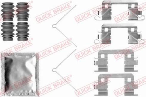 OJD Quick Brake 109-1811 - Piederumu komplekts, Disku bremžu uzlikas ps1.lv