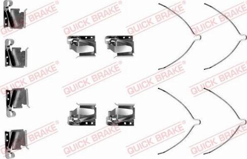 OJD Quick Brake 109-1269 - Piederumu komplekts, Disku bremžu uzlikas ps1.lv