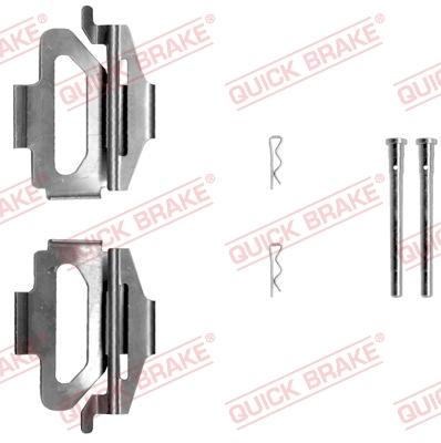 OJD Quick Brake 109-1225 - Piederumu komplekts, Disku bremžu uzlikas ps1.lv