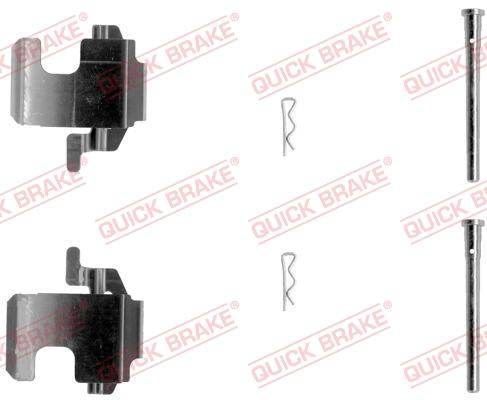 OJD Quick Brake 1091273 - Piederumu komplekts, Disku bremžu uzlikas ps1.lv