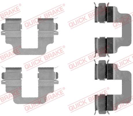 OJD Quick Brake 109-1712 - Piederumu komplekts, Disku bremžu uzlikas ps1.lv