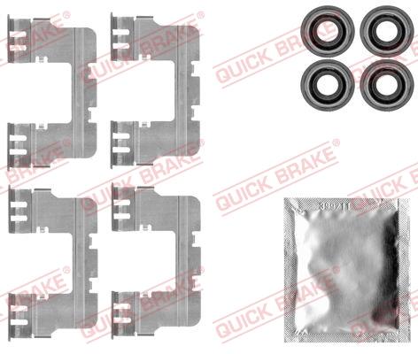 OJD Quick Brake 109-1785 - Piederumu komplekts, Disku bremžu uzlikas ps1.lv