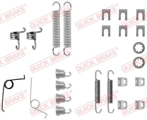 OJD Quick Brake 105-0545 - Piederumu komplekts, Bremžu loki ps1.lv