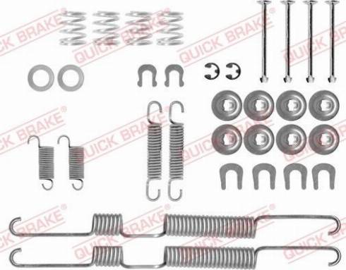 OJD Quick Brake 105-0698 - Piederumu komplekts, Bremžu loki ps1.lv