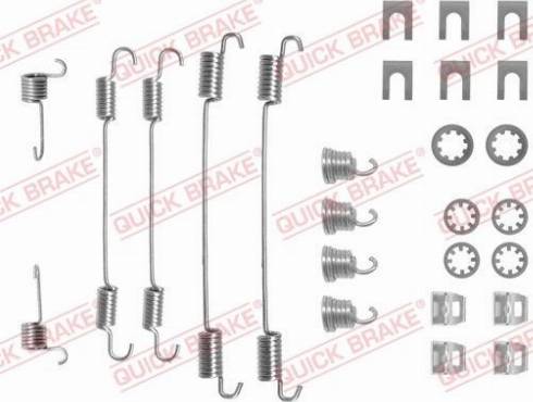 OJD Quick Brake 1050656 - Piederumu komplekts, Bremžu loki ps1.lv