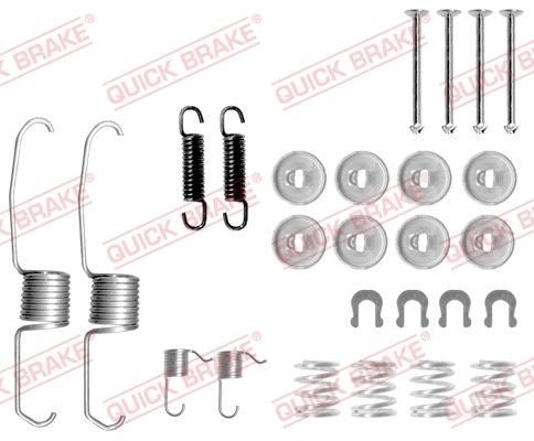 OJD Quick Brake 1050637 - Piederumu komplekts, Bremžu loki ps1.lv