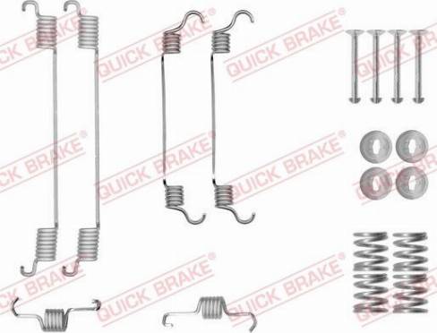 OJD Quick Brake 105-0034 - Piederumu komplekts, Bremžu loki ps1.lv