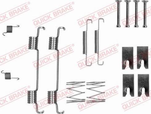 OJD Quick Brake 105-0023 - Piederumu komplekts, Stāvbremzes mehānisma bremžu loks ps1.lv