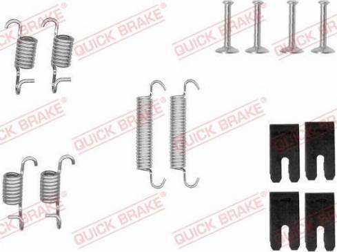 OJD Quick Brake 1050850 - Piederumu komplekts, Stāvbremzes mehānisma bremžu loks ps1.lv