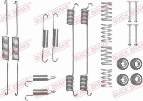 OJD Quick Brake 1050861 - Piederumu komplekts, Bremžu loki ps1.lv