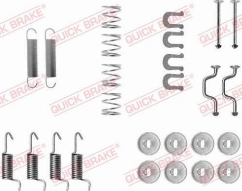 OJD Quick Brake 105-0810 - Piederumu komplekts, Stāvbremzes mehānisma bremžu loks ps1.lv