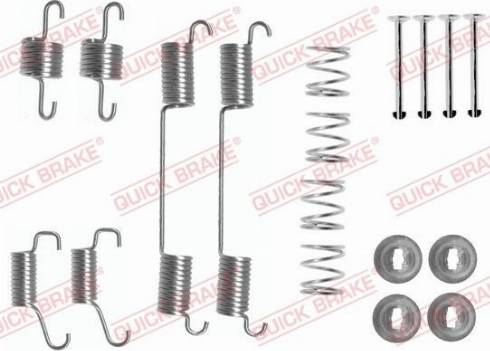 OJD Quick Brake 1050828 - Piederumu komplekts, Bremžu loki ps1.lv