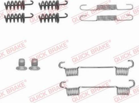 OJD Quick Brake 1050874 - Piederumu komplekts, Stāvbremzes mehānisma bremžu loks ps1.lv