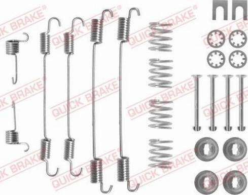 OJD Quick Brake 105-0747 - Piederumu komplekts, Bremžu loki ps1.lv