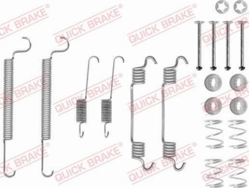 OJD Quick Brake 1050766 - Piederumu komplekts, Bremžu loki ps1.lv