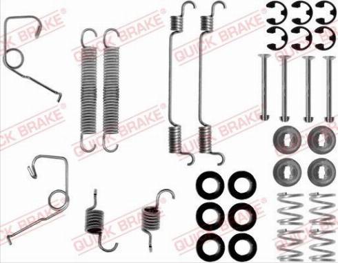 OJD Quick Brake 1050706 - Piederumu komplekts, Bremžu loki ps1.lv