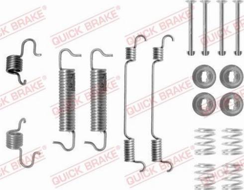 OJD Quick Brake 1050780 - Piederumu komplekts, Bremžu loki ps1.lv