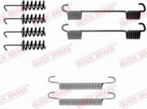 OJD Quick Brake 1050775 - Piederumu komplekts, Stāvbremzes mehānisma bremžu loks ps1.lv