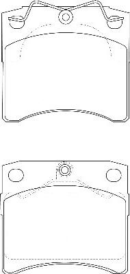 Omnicraft 2134968 - Bremžu uzliku kompl., Disku bremzes ps1.lv