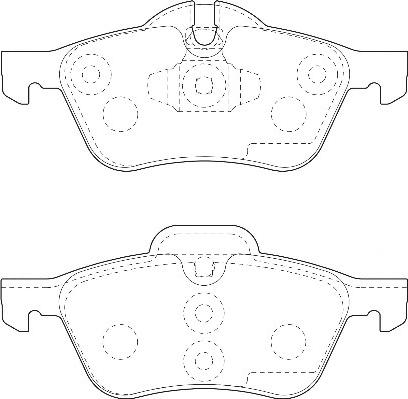 Omnicraft 2134988 - Bremžu uzliku kompl., Disku bremzes ps1.lv