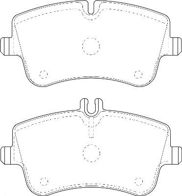 Omnicraft 2134896 - Bremžu uzliku kompl., Disku bremzes ps1.lv