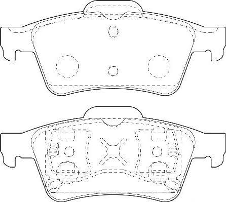 Omnicraft 2135668 - Bremžu uzliku kompl., Disku bremzes ps1.lv