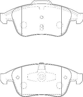 Omnicraft 2135006 - Bremžu uzliku kompl., Disku bremzes ps1.lv