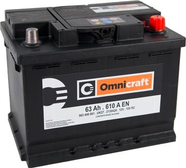 Omnicraft 2130428 - Startera akumulatoru baterija ps1.lv