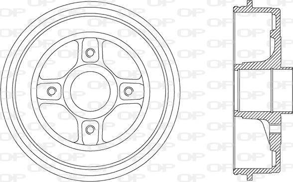 Open Parts BAD9041.30 - Bremžu trumulis ps1.lv