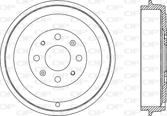 Open Parts BAD9066.10 - Bremžu trumulis ps1.lv