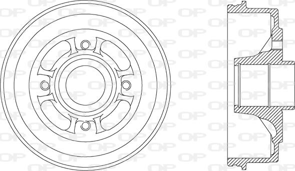 Open Parts BAD9006.30 - Bremžu trumulis ps1.lv