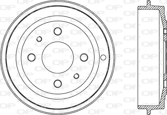 Open Parts BAD9001.10 - Bremžu trumulis ps1.lv