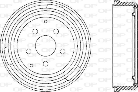 Open Parts BAD9011.20 - Bremžu trumulis ps1.lv