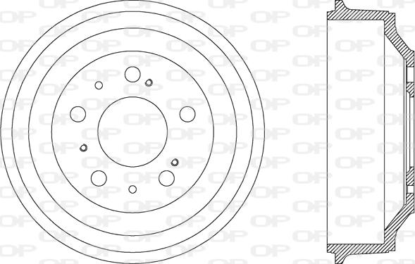 Open Parts BAD9024.10 - Bremžu trumulis ps1.lv