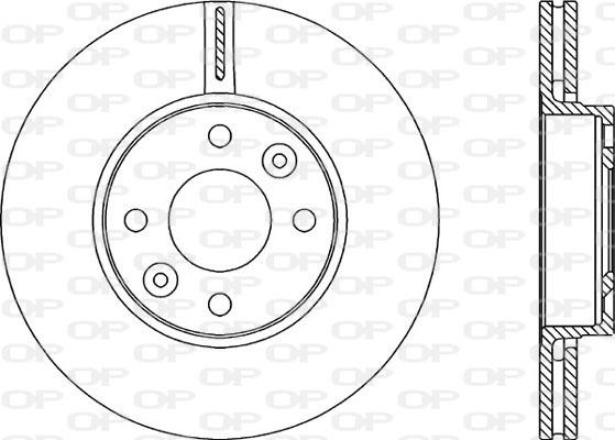 Open Parts BDA1985.20 - Bremžu diski ps1.lv