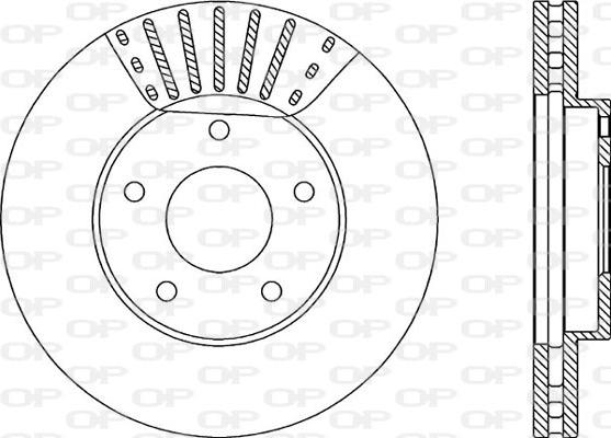 Open Parts BDA1986.20 - Bremžu diski ps1.lv