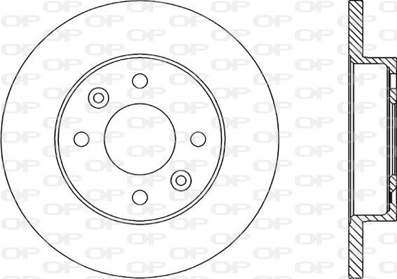 Open Parts BDA1446.10 - Bremžu diski ps1.lv