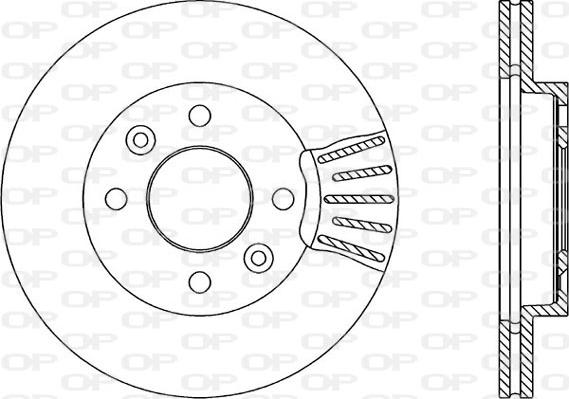 Open Parts BDA1450.20 - Bremžu diski ps1.lv