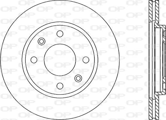 Open Parts BDA1432.20 - Bremžu diski ps1.lv