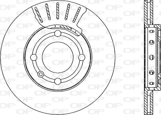 Open Parts BDA1592.20 - Bremžu diski ps1.lv