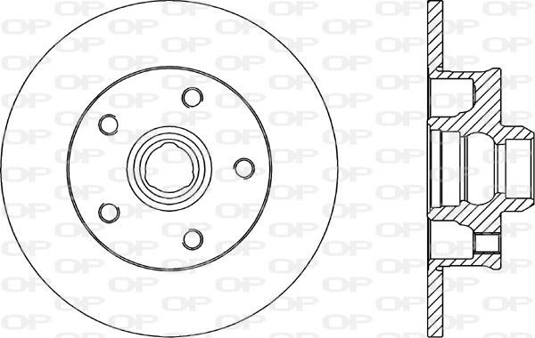 Open Parts BDA1584.10 - Bremžu diski ps1.lv