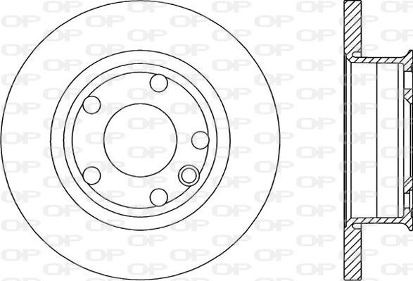 Open Parts BDA1588.10 - Bremžu diski ps1.lv