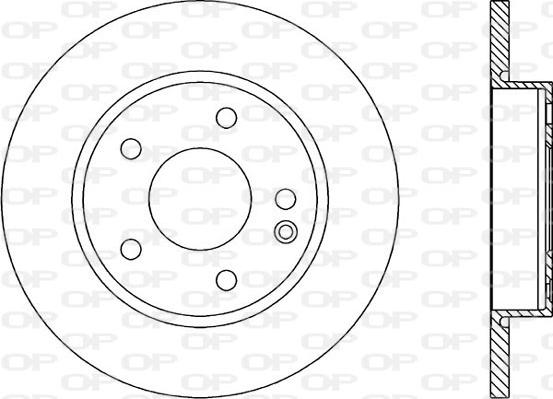 Open Parts BDA1699.10 - Bremžu diski ps1.lv